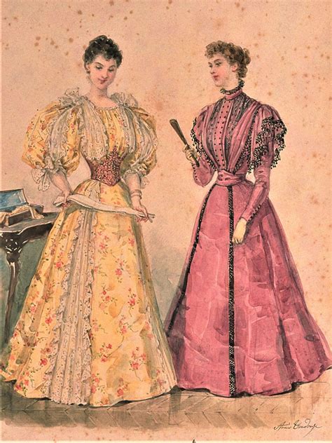 La Mode Illustree 1895 Victorian Era Fashion Historical Fashion