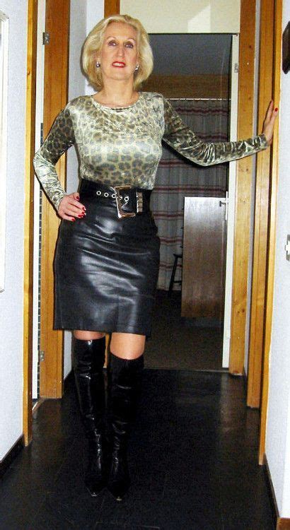 Will You Take Granny To The Pub Skirt Leather Leather Outfit