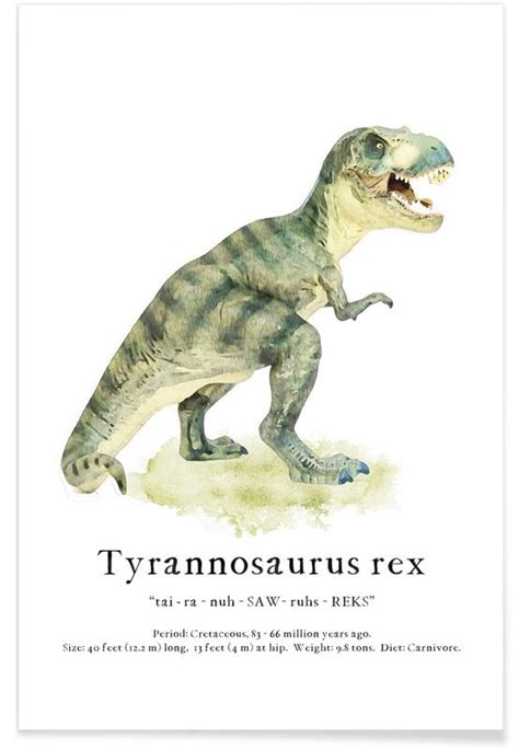Tyrannosaurus Rex Poster Juniqe