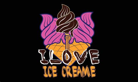 t shirt ice cream vector illustration and colorful design this is a unique ice cream t shirt