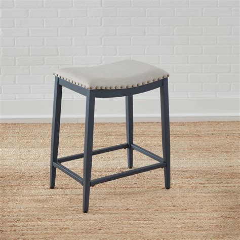 Libby Vintage Series Relaxed Vintage Counter Height Stool With Nail