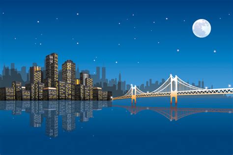 Night City Under 4185 Free Eps Download 4 Vector