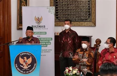 Wapres Resmi Luncurkan Beasiswa Cendekia Baznas Di Mesir Suara Surabaya