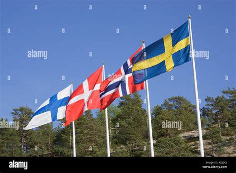 Scandinavian Flags Hi Res Stock Photography And Images Alamy