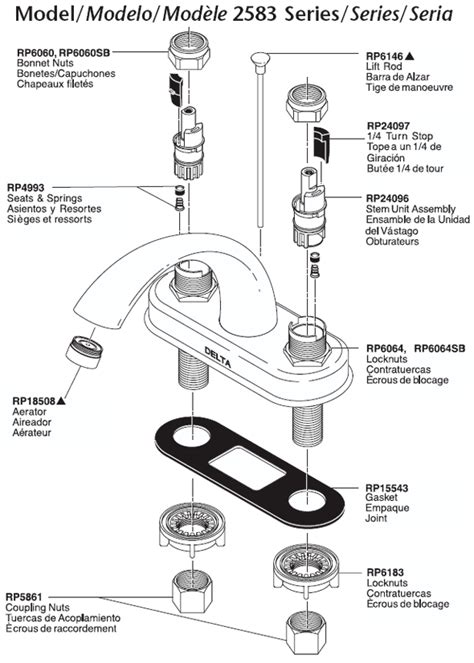 Faucet depot is the place for replacement and repair parts for your moen faucet. PlumbingWarehouse.com - Delta Bathroom Faucet Parts For ...