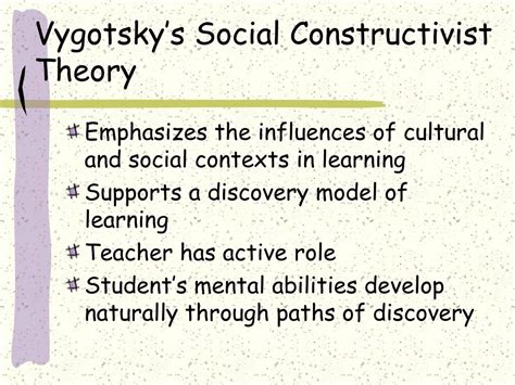 Ppt Social Learning Theories Of Vygotsky And Bandura Powerpoint