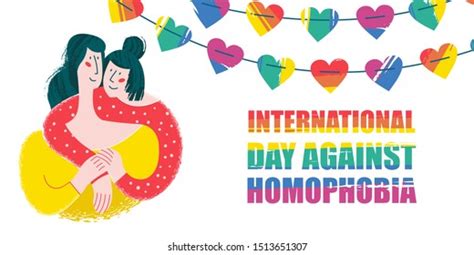 international day against homophobia vector illustration stock vector royalty free 1512586091