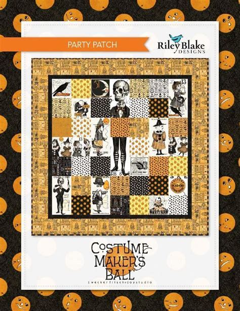 Party Patch Quilt Kit Uses Costume Maker S Ball Fabric Janet Wecker Frisch Riley Blake