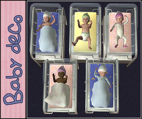 Deco Babies New Version Moonlightdragon Sims 4 Sims Sims 4 Baby