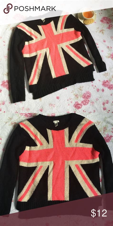 oversized british flag sweater sweaters british flag oversized sweater