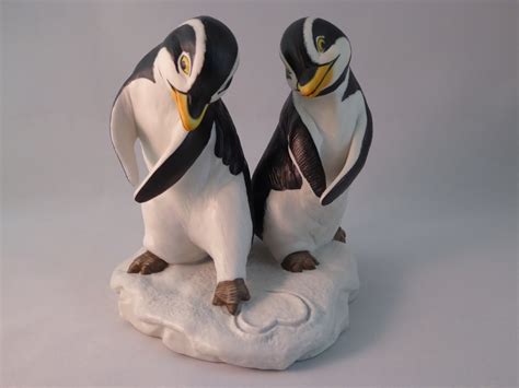 картинки милый люблю сердце Романтичный игрушка Материал Пингвин Скульптура Фигурка