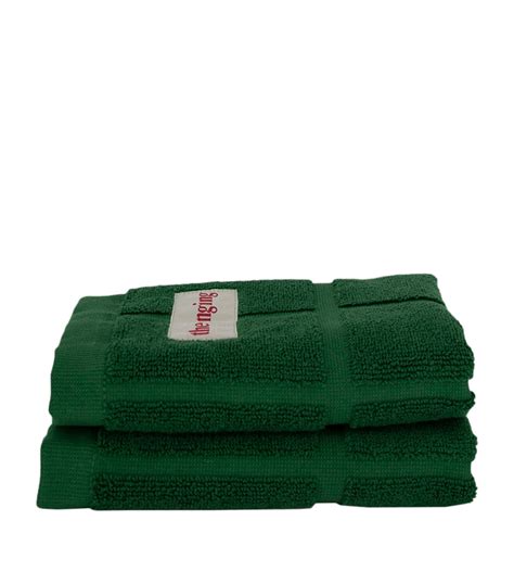 The Longing Organic Cotton Face Towel 30cm X 30cm Harrods Us