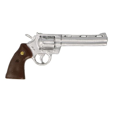 Colt Python 357 Pistol Silver Machinegun