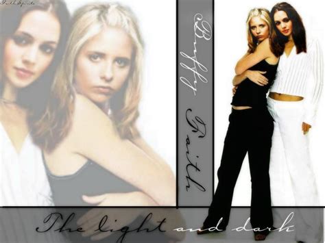Buffy And Faith Buffy Vs Faith Wallpaper 910797 Fanpop