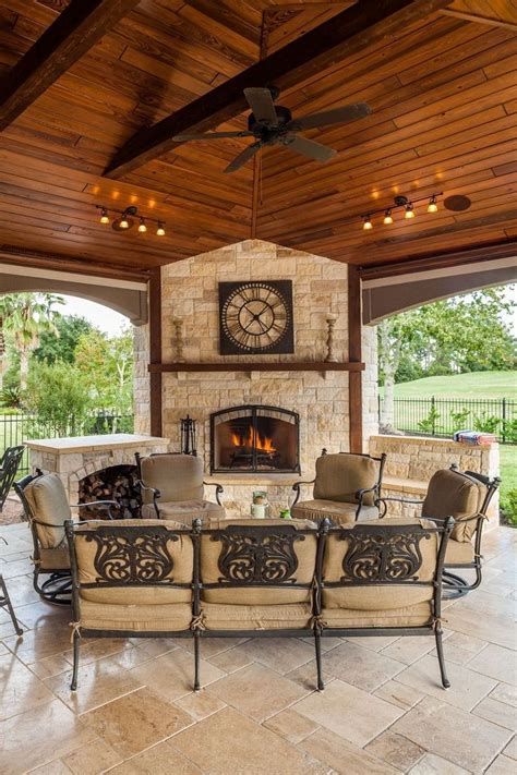 58 Small Diy Outdoor Patio Design Ideas Rustic Outdoor Fireplaces