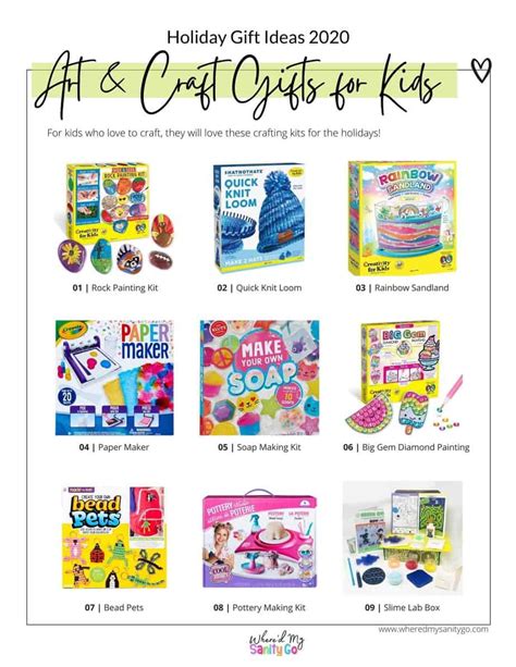 Best Craft Kits For Kids Art Ts Holiday T Guide 2020