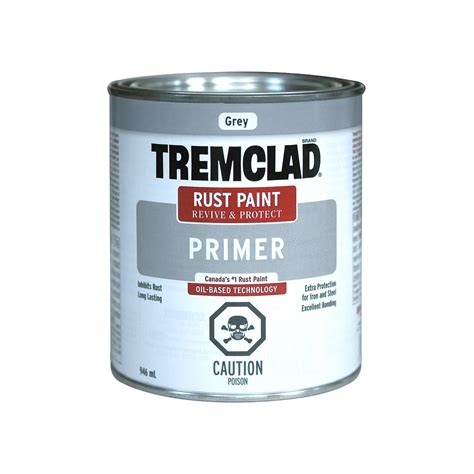 Tremclad Oil Based Rust Paint Primer In Grey 946 Ml The