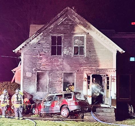 Crash Causes 2 Alarm House Fire In Southborough Framingham Source