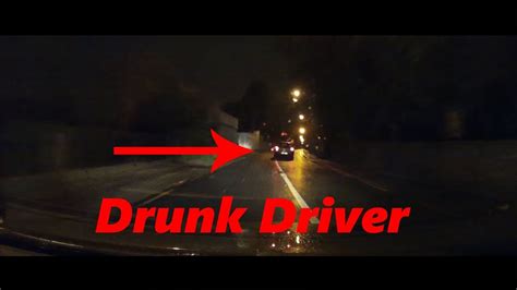 Drunk Driver Captured On Dash Cam Youtube