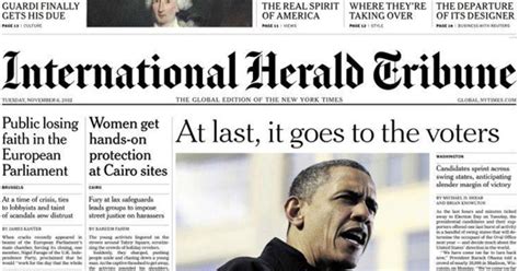 New york times co on vastuussa tästä sivusta. The New York Times Company to rebrand International Herald ...