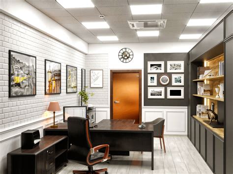 Office Interior Design And 3d Visualization Cgtrader