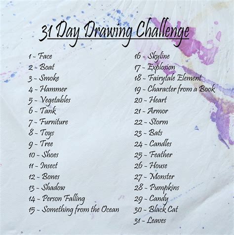 31 Day Drawing Challenge Flickr