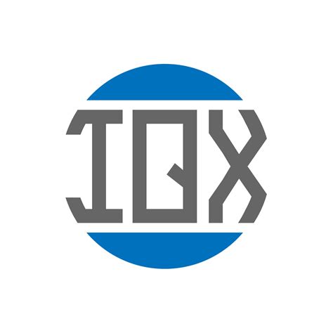 Iqx Letter Logo Design On White Background Iqx Creative Initials