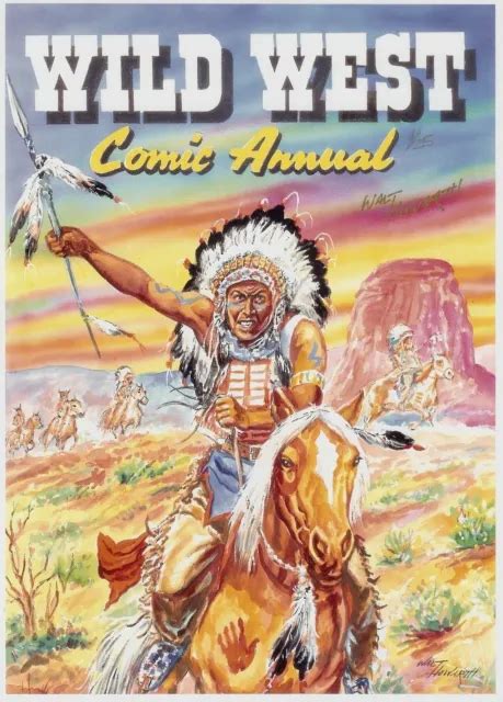 Wild West Comic Annual Limited Edition Hand Signed Walt Howarth Print