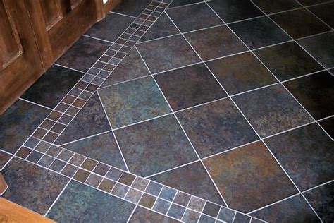 Tile Floor Border Flooring Tile Floor Floor Design