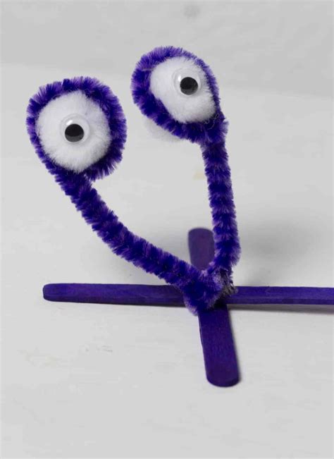 Halloween Crafts Pipe Cleaner Monsters We Made This Life