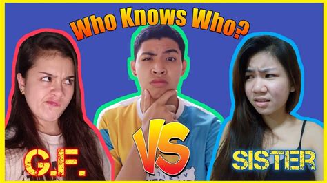 Who Knows Me Better Challenge Gf Vs Sister She Cried Youtube