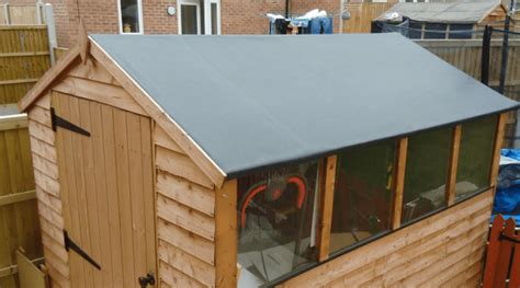 Shed Roofing Materials At Bandq News From Permaroof Uk