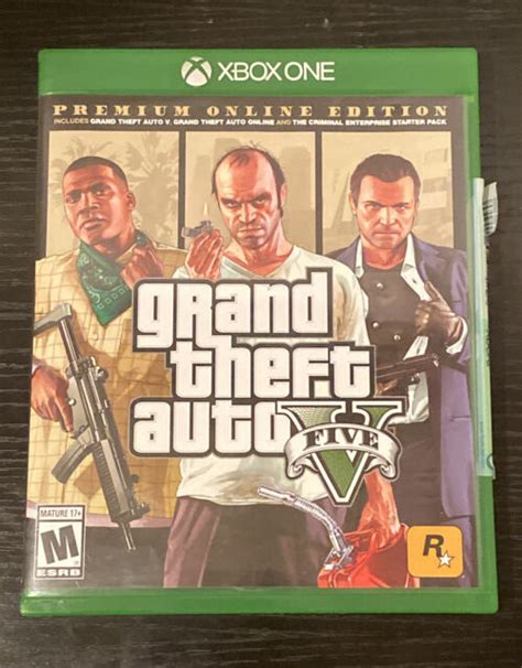 Grand Theft Auto V Premium Online Edition Xbox One 2014 For Sale
