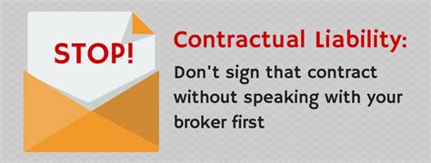 Does running a stop sign affect your insurance. Contractual Liability: Don't Sign That Contract Without Speaking With Your Broker First - Webber ...