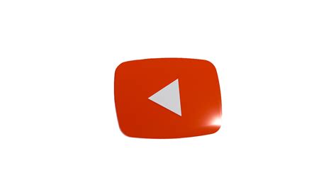 youtube social media 3d icon free 14296582 png