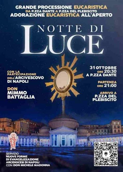 Straordinaria Notte Di Luce Accade A Napoli Per La Festa Di Tutti I