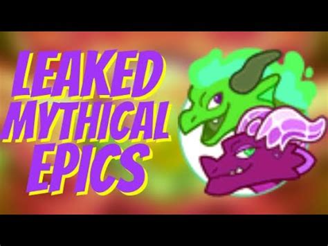 New Leaked Prodigy Mythical Epics Youtube