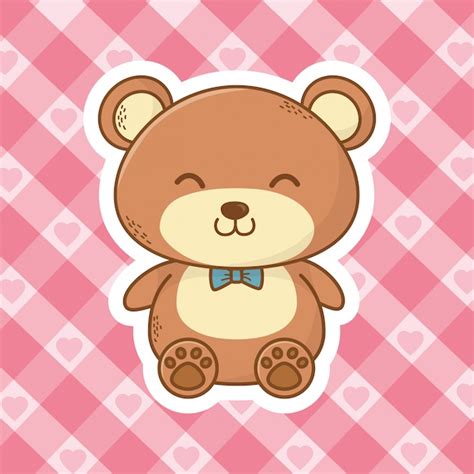Premium Vector Cute Teddy Bear Cartoon