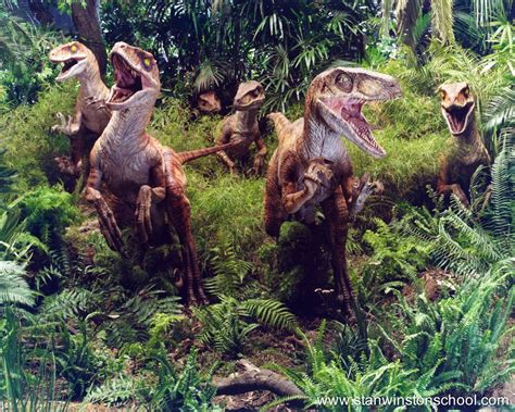 The Raptor Team Created By Stan Winston For Jurassicpark The Lost