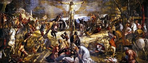 Crucifixion 1565 Tintoretto Λάδι σε καμβά Η μορφή του Ιησού που
