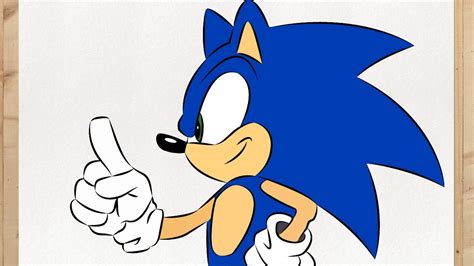 Comment Dessiner Sonic étape Par étape Et Facilement Youtube