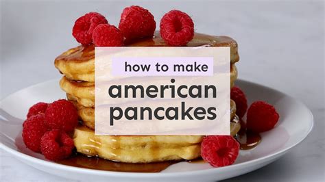 Super Fluffy American Pancakes Sweetest Menu Youtube