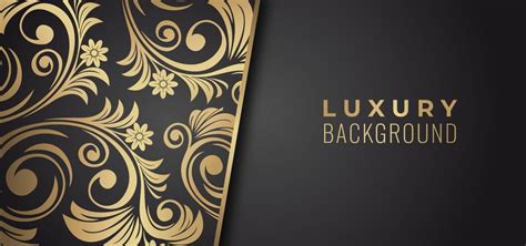 5 out of 5 stars. Gold Luxury Floral Background With European Pattern | Fond ...