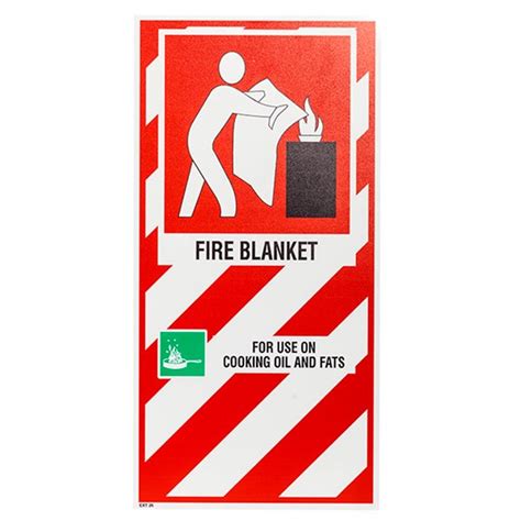 Fire Blanket Sign Fireco Fire Safety