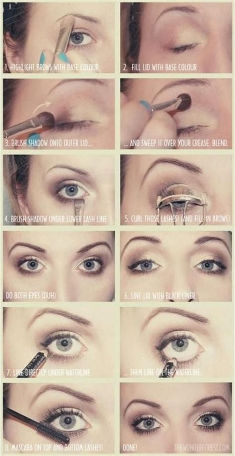 To define eyes beautifully use eyeliner. 10 Eye Makeup Tutorials for Beginners - Pretty Designs