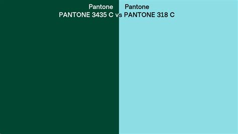 Pantone 3435 C Vs Pantone 318 C Side By Side Comparison