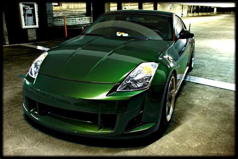 Just Got My Car Back From Paint Midnight Pearl Green My350z Com Forums