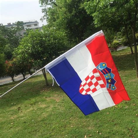 Flag Of Croatia 90150cm Hanging Flag Polyester Croatia