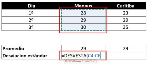 Calculando La Desviación Estandar En Excel Ninja Del Excel