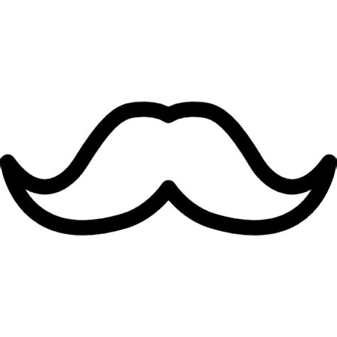 Moustache Outline Icons Free Download